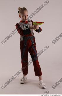 DENISA PILOT STANDING POSE WITH GUN 3